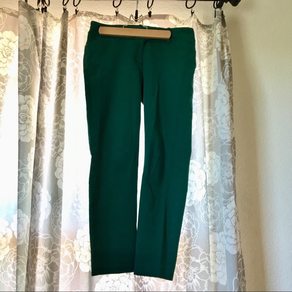 RETIRING 8/15 - Cropped teal green pants